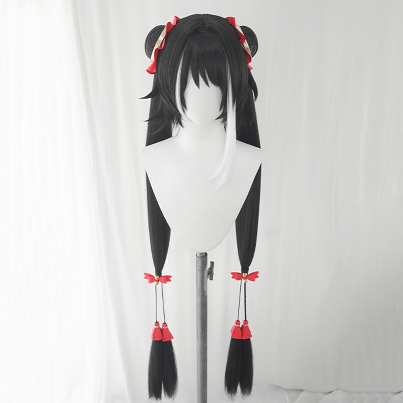 BoomCosplay Spiel Wuwa Cosplay Denia Pink Lila Blau 100cm Perücke