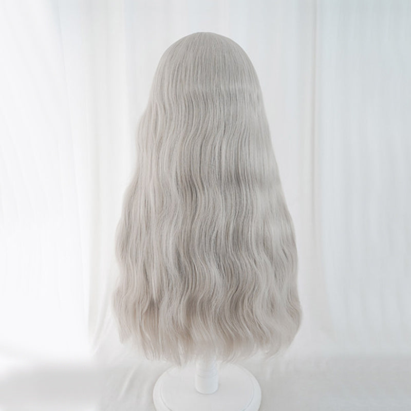 BoomCosplay Game Cosplay First Kindred Light Gray Brown 55cm Wig
