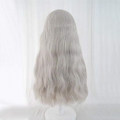 BoomCosplay Game Cosplay First Kindred Light Gray Brown 55cm Wig