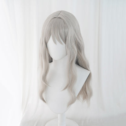 BoomCosplay Game Cosplay First Kindred Light Gray Brown 55cm Wig