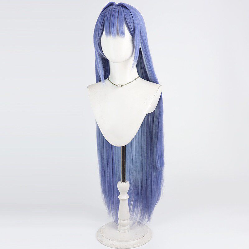BoomCosplay Spiel Wuwa Cosplay Denia Pink Lila Blau 100cm Perücke