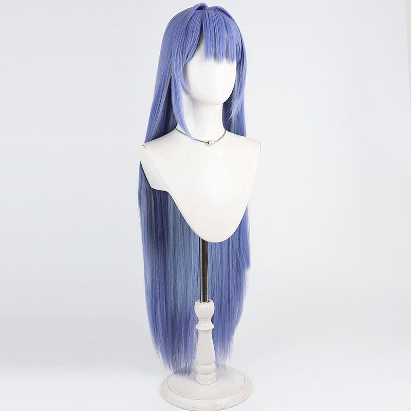 BoomCosplay Spiel Wuwa Cosplay Denia Pink Lila Blau 100cm Perücke