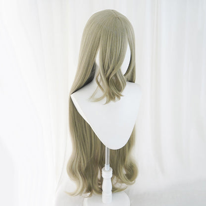 BoomCosplay Game Cosplay Gril Green Brown 95cm Wig