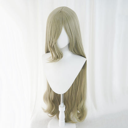 BoomCosplay Game Cosplay Gril Green Brown 95cm Wig