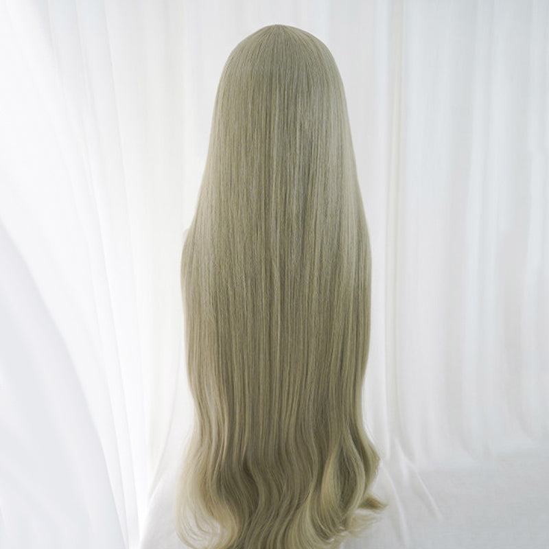 BoomCosplay Game Cosplay Gril Green Brown 95cm Wig