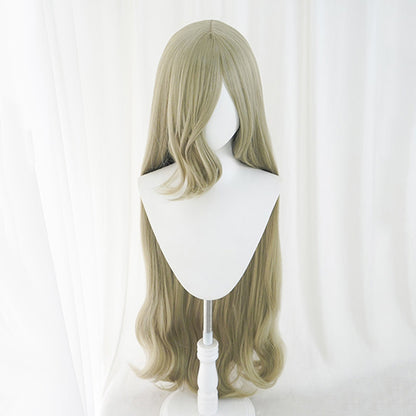 BoomCosplay Game Cosplay Gril Green Brown 95cm Wig