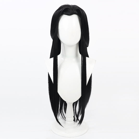 BoomCosplay Game Cosplay Ice Rose Black Wig