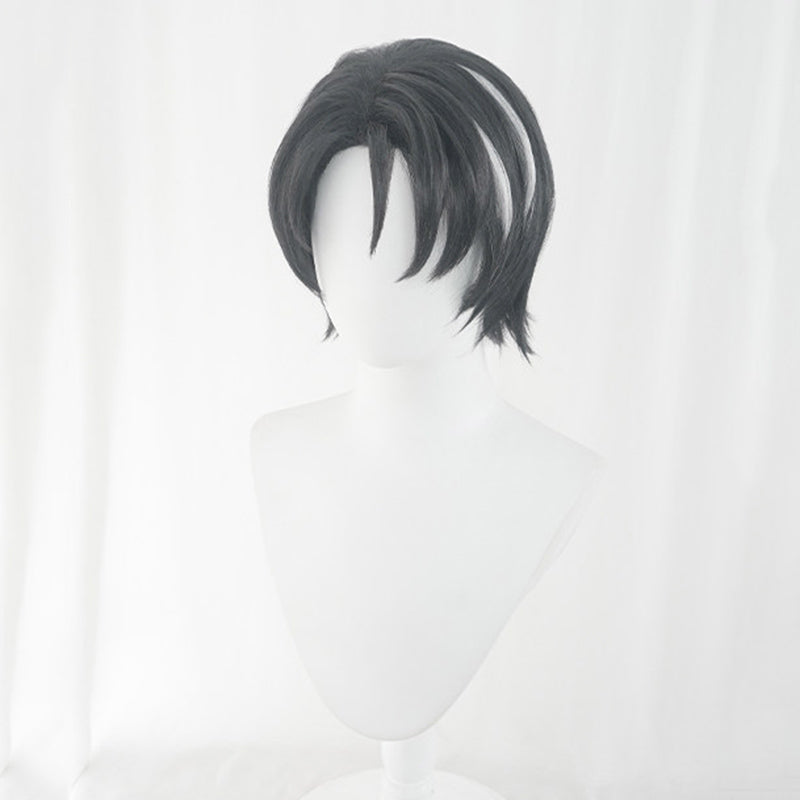BoomCosplay Game Cosplay Lien Black Silver White Wig