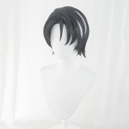 BoomCosplay Game Cosplay Lien Black Silver White Wig