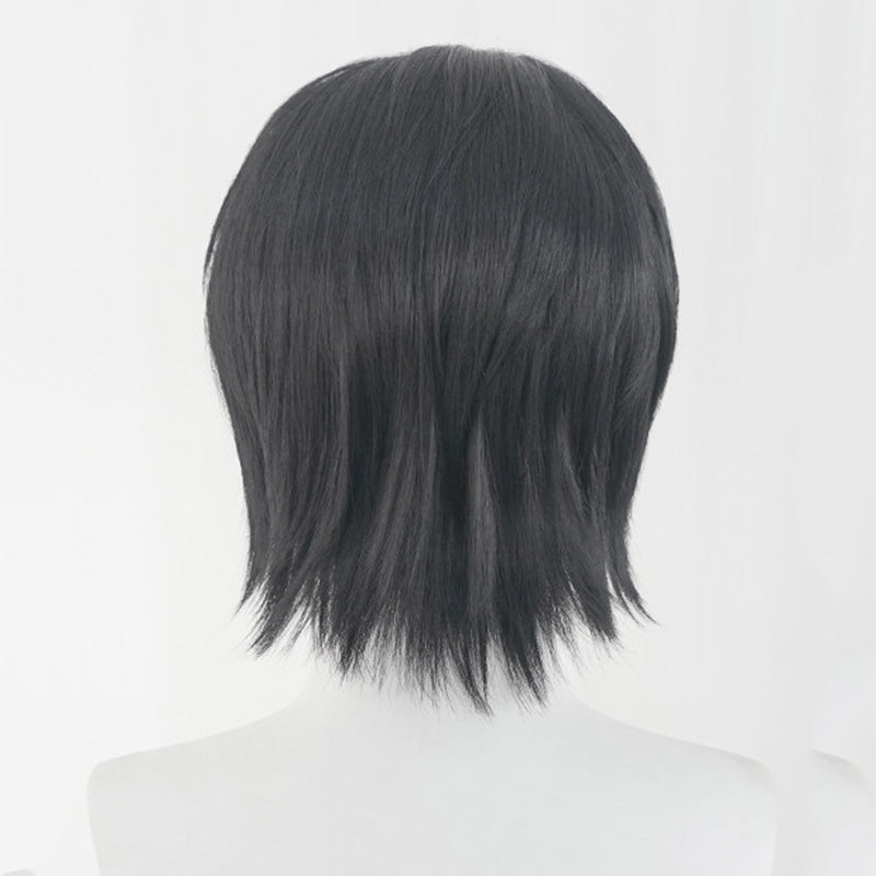 BoomCosplay Game Cosplay Lien Black Silver White Wig