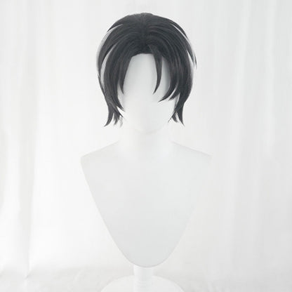 BoomCosplay Game Cosplay Lien Black Silver White Wig