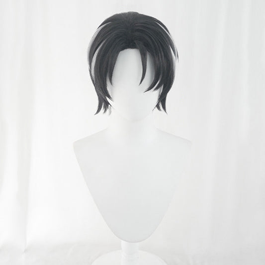BoomCosplay Game Cosplay Lien Black Silver White Wig