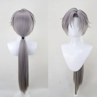 BoomCosplay Spiel Wuwa Cosplay Denia Pink Lila Blau 100cm Perücke
