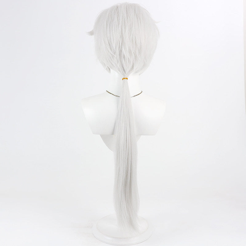 BoomCosplay Game Cosplay Lu Silver White Wig
