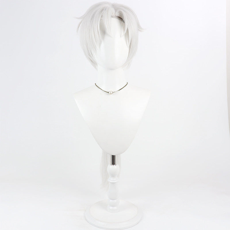 BoomCosplay Game Cosplay Lu Silver White Wig