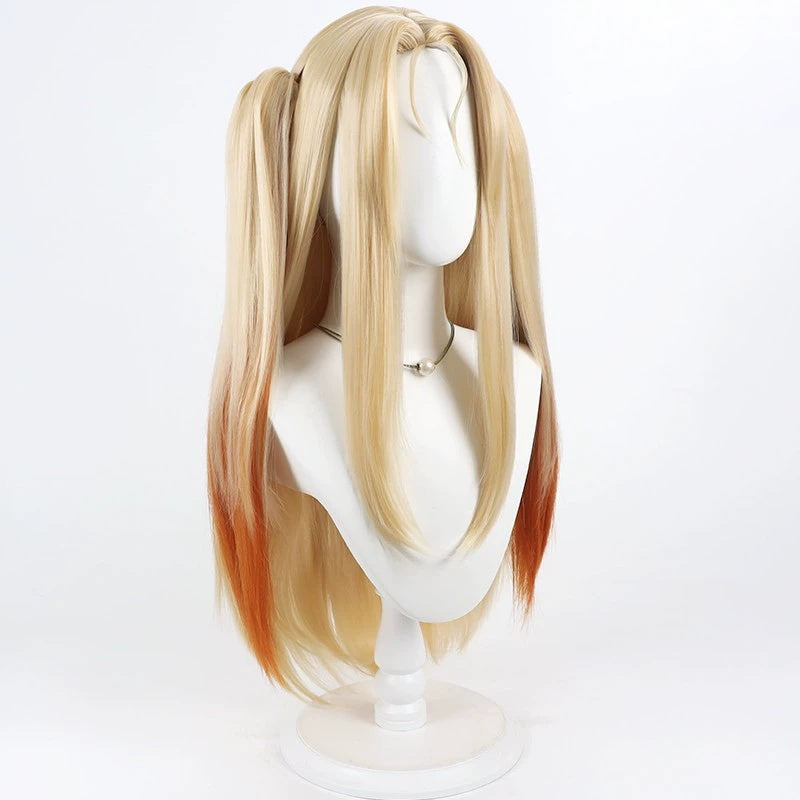 BoomCosplay Spiel HSR Cosplay Evanescia Perücke 40cm rosa Perücke