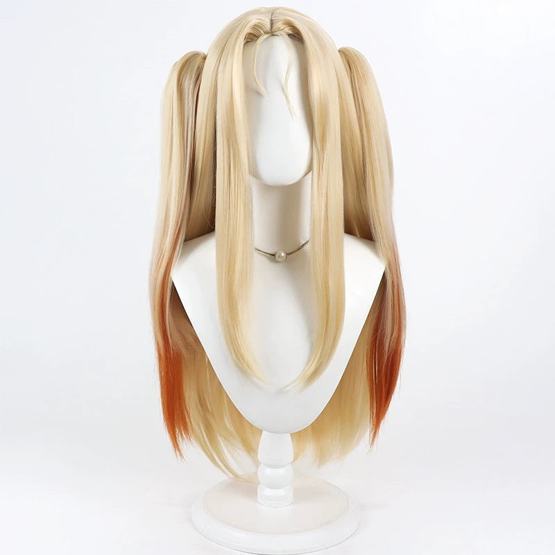 BoomCosplay Spiel HSR Cosplay Evanescia Perücke 40cm rosa Perücke