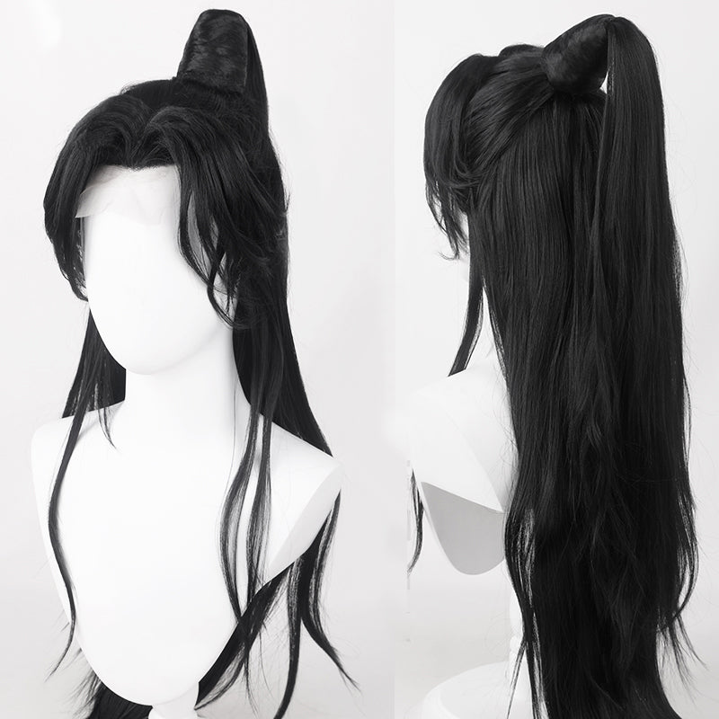 BoomCosplay Spiel Wuwa Cosplay Denia Pink Lila Blau 100cm Perücke