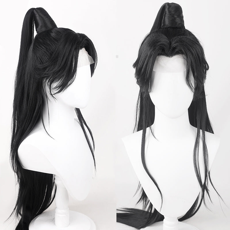 BoomCosplay Spiel Wuwa Cosplay Denia Pink Lila Blau 100cm Perücke