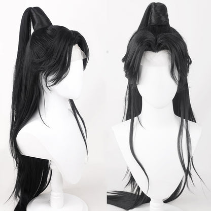 BoomCosplay Spiel Wuwa Cosplay Denia Pink Lila Blau 100cm Perücke