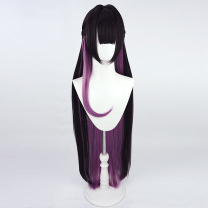 BoomCosplay Spiel Wuwa Cosplay Denia Pink Lila Blau 100cm Perücke