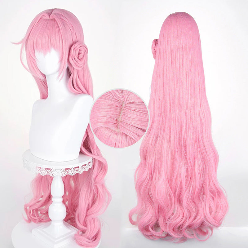 BoomCosplay Spiel Wuwa Cosplay Denia Pink Lila Blau 100cm Perücke