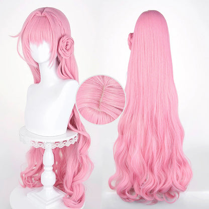 BoomCosplay Spiel Wuwa Cosplay Denia Pink Lila Blau 100cm Perücke