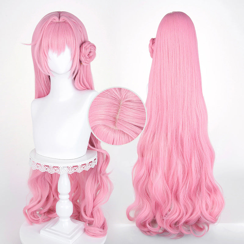 BoomCosplay Spiel Wuwa Cosplay Denia Pink Lila Blau 100cm Perücke