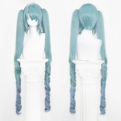 BoomCosplay Spiel Wuwa Cosplay Denia Pink Lila Blau 100cm Perücke