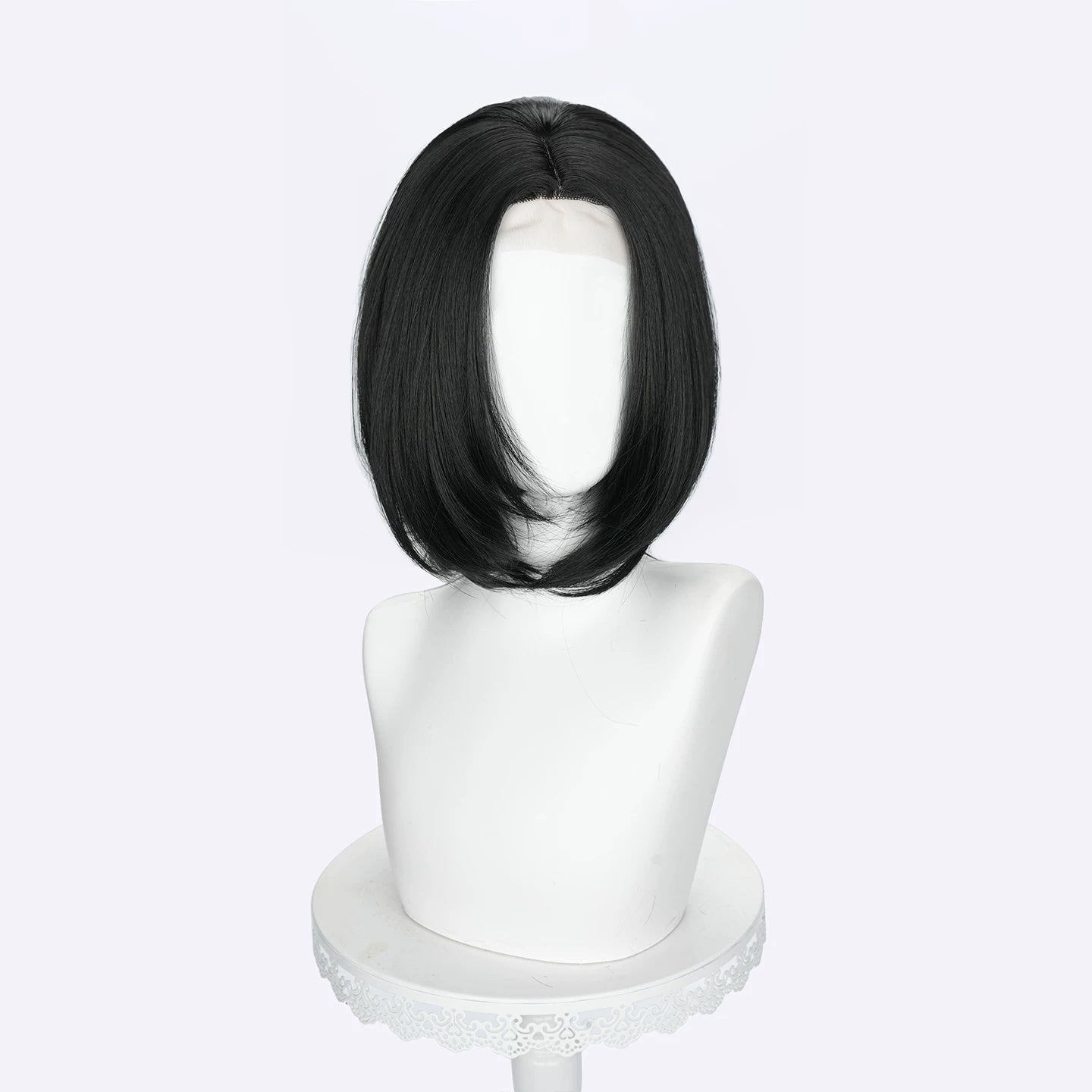 BoomCosplay Game Cosplay Ren 35cm Black Wig