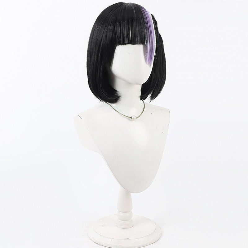 BoomCosplay Spiel HSR Cosplay Evanescia Perücke 40cm rosa Perücke