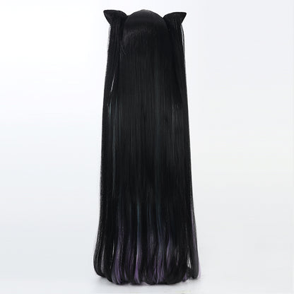 BoomCosplay Spiel Wuwa Cosplay Denia Pink Lila Blau 100cm Perücke