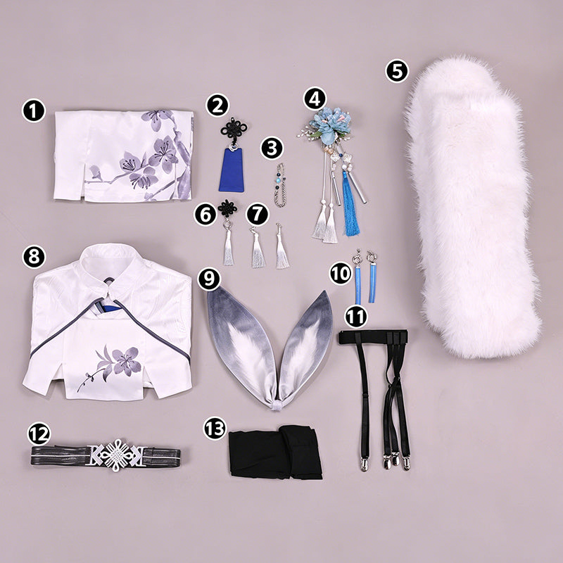 BoomCosplay Game Cosplay Snow Crane Costume