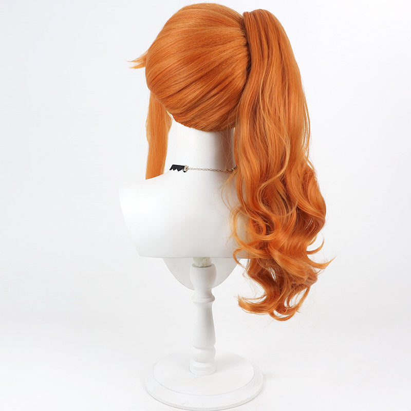 BoomCosplay Spiel Wuwa Cosplay Denia Pink Lila Blau 100cm Perücke