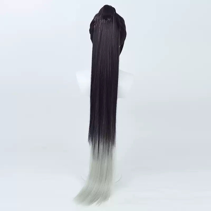 BoomCosplay Game Cosplay Swift Bunny Girl Deep Purple Gray 100cm Wig