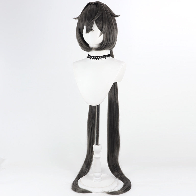 BoomCosplay Game Cosplay T.Rony Deep Gray 140cm Wig