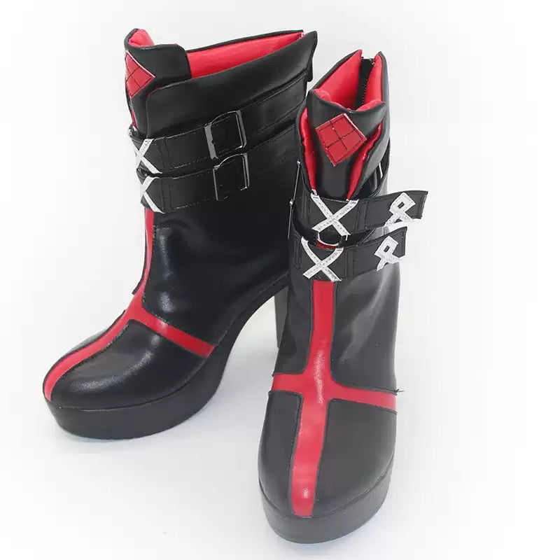 BoomCosplay Game HSR Cosplay Evanescia Schwarze Schuhe