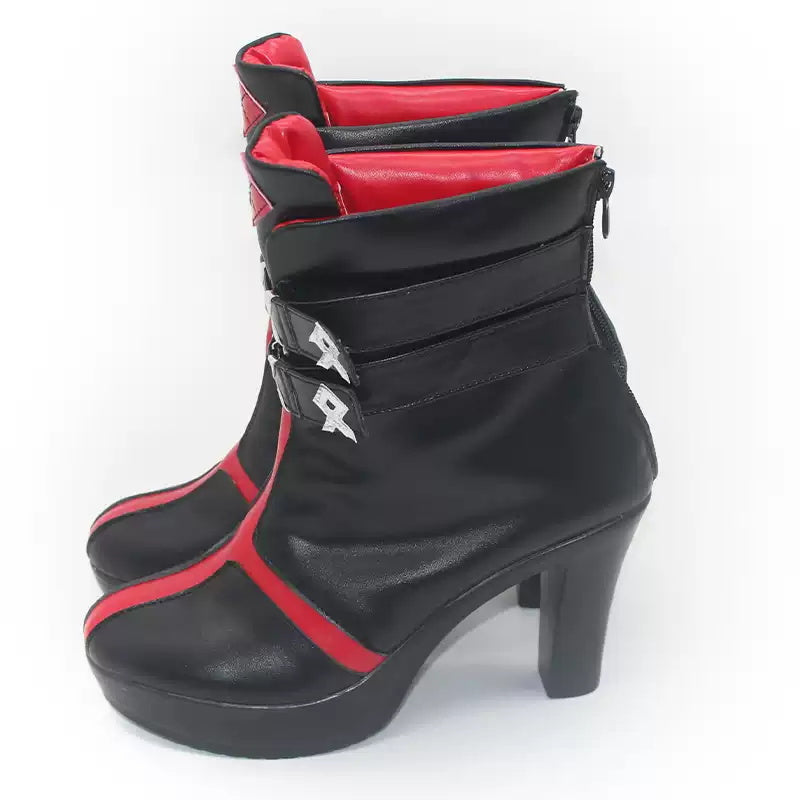 BoomCosplay Game HSR Cosplay Evanescia Schwarze Schuhe
