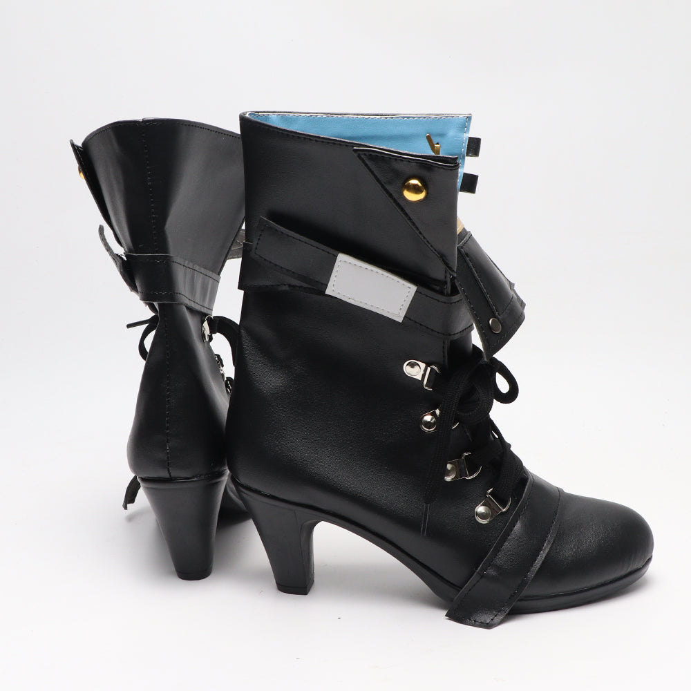 BoomCosplay Game Cosplay Silver Gun Member Shoes