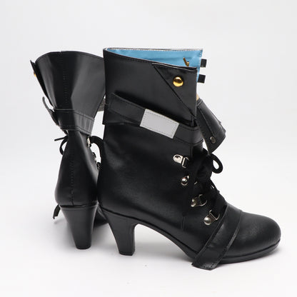 BoomCosplay Game Cosplay Silver Gun Member Shoes
