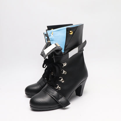 BoomCosplay Game Cosplay Silver Gun Member Shoes