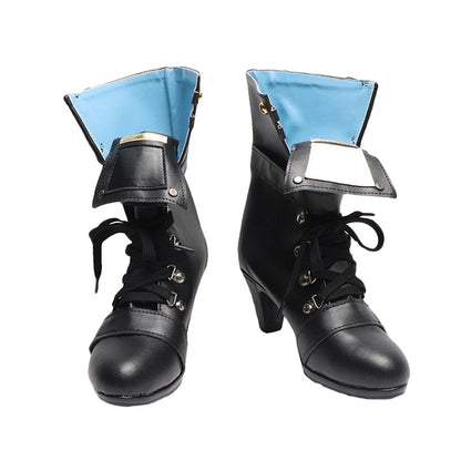 BoomCosplay Game Cosplay Silver Gun Member Shoes