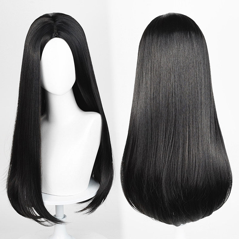 BoomCosplay Game Cosplay Wei Black 60cm Wig