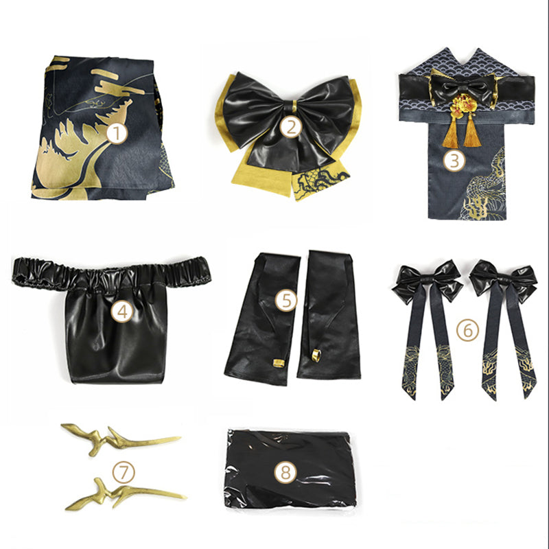 BoomCosplay Game Cosplay White Rabbit Costume