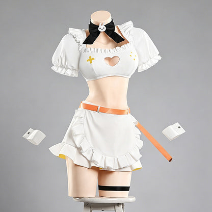 BoomCosplay Game Cosplay Yellow Maid Costume