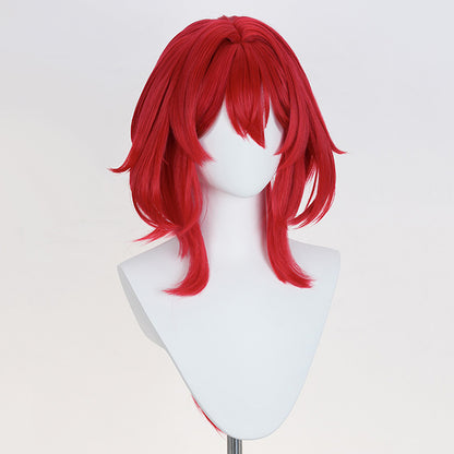 BoomCosplay Spiel Wuwa Cosplay Denia Pink Lila Blau 100cm Perücke