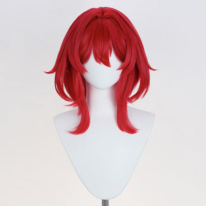 BoomCosplay Spiel Wuwa Cosplay Denia Pink Lila Blau 100cm Perücke