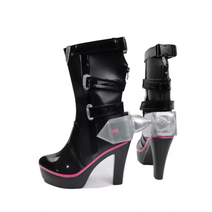 BoomCosplay Game HSR Cosplay Evanescia Schwarze Schuhe