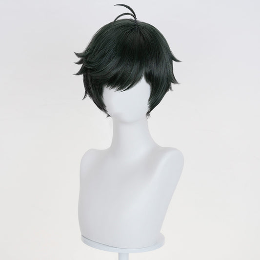BoomCosplay Game Endfield Cosplay Male Endministrator Dark Green 33cm Wig