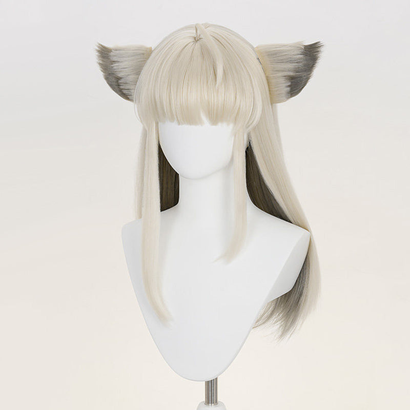 BoomCosplay Spiel Wuwa Cosplay Denia Pink Lila Blau 100cm Perücke